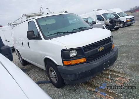 2017 Chevrolet Express 2500 Work Van from USA, damaged, VIN 1GCWGAFF4H1323397